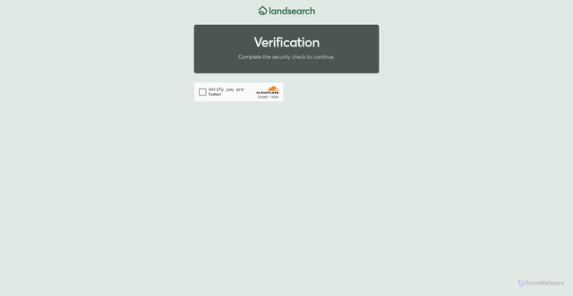 Security scan screenshot of https://www.landsearch.com/properties/sandy-hook-ms-39478/4945249