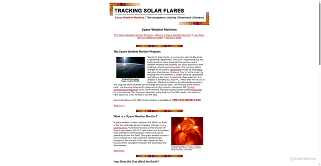 Security scan screenshot of https://solar-center.stanford.edu/sid/activities/swm.html
