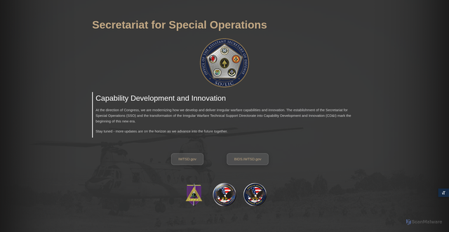Security scan screenshot of https://iwtsd.gov/