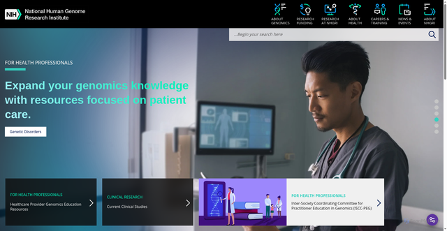 Security scan screenshot of https://www.genome.gov/