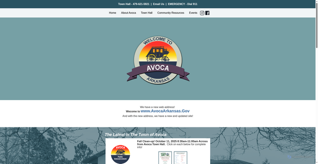 Security scan screenshot of https://www.avocaarkansas.gov/