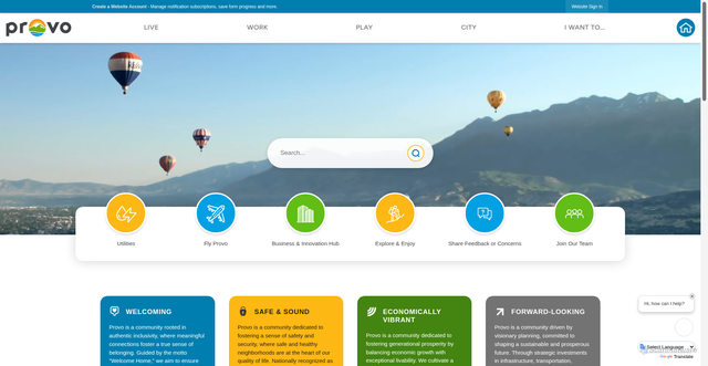 Security scan screenshot of https://www.provo.gov/