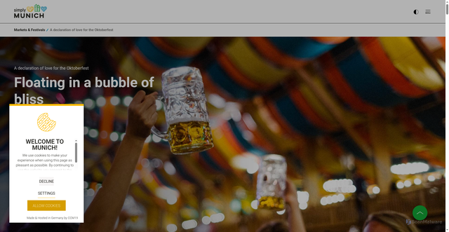 Security scan screenshot of https://www.munich.travel/en/topics/markets-festivals/oktoberfest/oktoberfest-love