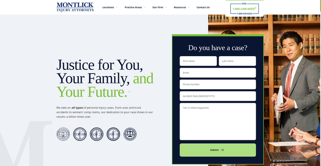 Security scan screenshot of https://www.montlick.com/