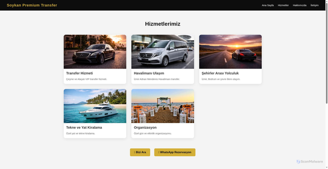 Security scan screenshot of http://denemespor.xyz/