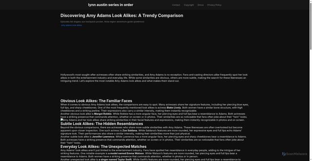 Security scan screenshot of https://rantautrendhub-dpvxrf54kad0.edgeone.app/amy-adams-look-alikes.html