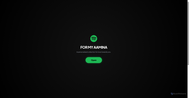 Security scan screenshot of https://aaminahappi-pmu4tmlxk0.edgeone.app/