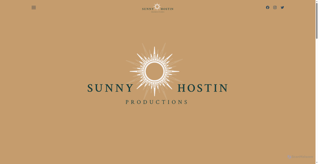 Security scan screenshot of https://sunnyhostinproductions.com/