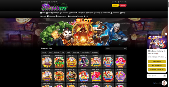 Security scan screenshot of https://ndx-gasing777pro.life/desktop/game/slot/pragmaticplay