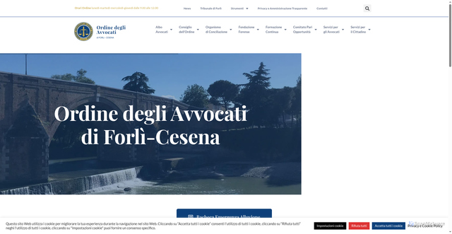 Security scan screenshot of https://www.avvocatiforlicesena.it