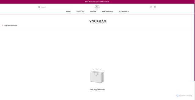 Security scan screenshot of https://thewomenplus.com/bag