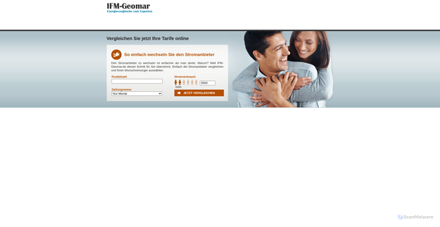 Security scan screenshot of www.ifm-geomar.de