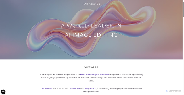 Security scan screenshot of https://anthropics.com