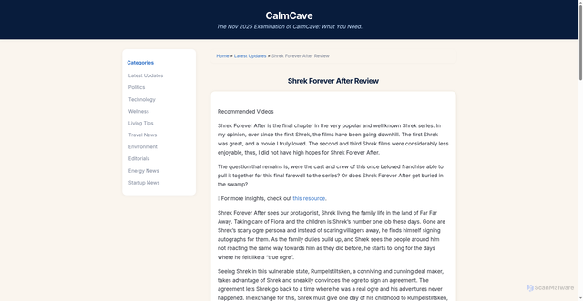 Security scan screenshot of https://moviezoo-gsdbfh.pages.dev/shrek-forever-after-review/22511866