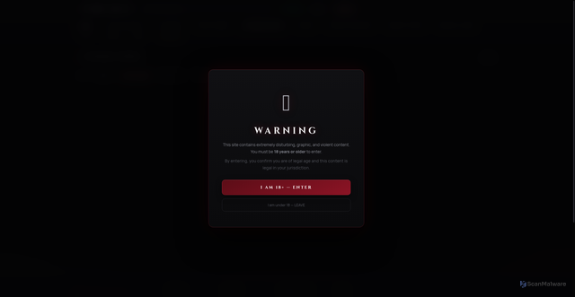 Security scan screenshot of https://gore.best/category/extreme-sports?sort=views