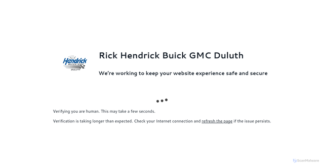 Security scan screenshot of https://www.rickhendrickbuickgmcatlanta.com/?srsltid=AfmBOorWXgG-6lBFV7NvA-fPCq6acxrRZFDGL0Bg1d5ZdwNC2aEXMiky