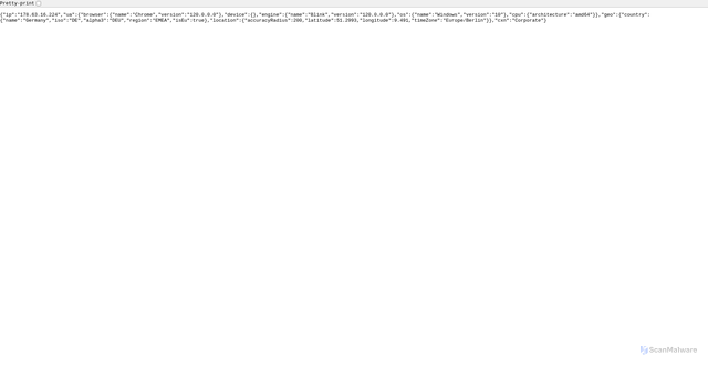 Security scan screenshot of https://client-context.us.hubvisor.io