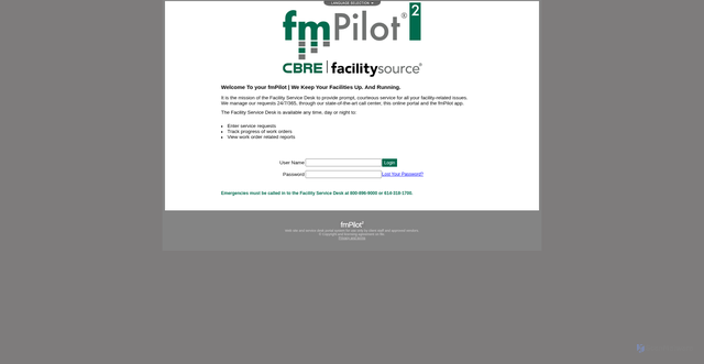 Security scan screenshot of https://www.fmpilot2.com