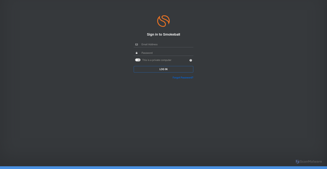 Security scan screenshot of https://app.smokeball.com