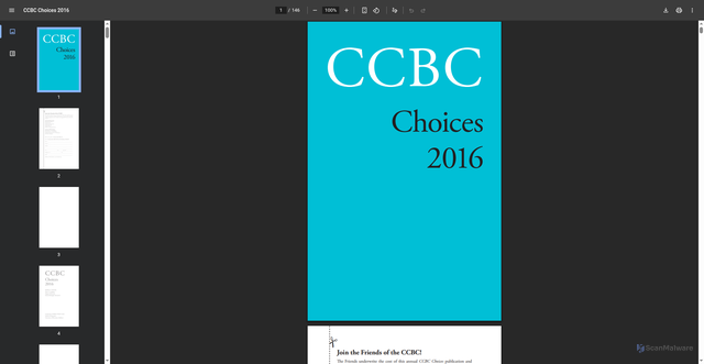 Security scan screenshot of https://minds.wisconsin.edu/bitstream/handle/1793/76152/choices16%20PDF%20complete.pdf?sequence=1