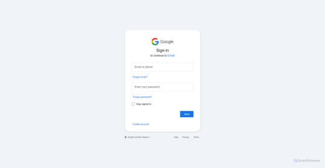 Security scan screenshot of gmails-com.netlify.app