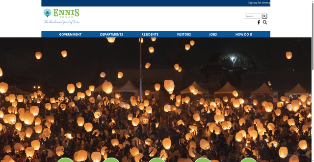 Security scan screenshot of https://www.ennistx.gov/