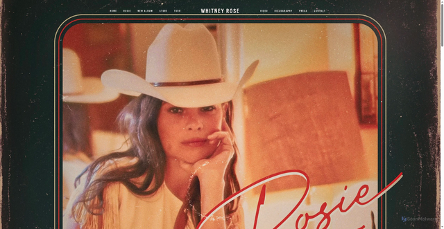 Security scan screenshot of https://whitneyrosemusic.com/