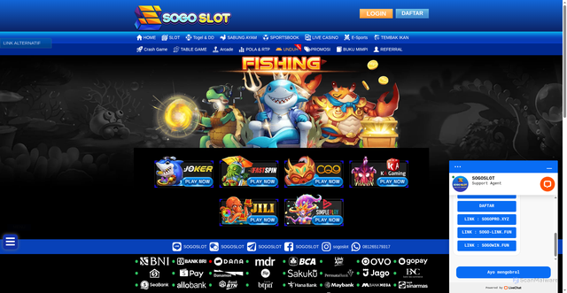 Security scan screenshot of https://sogoloby.site/desktop/game/tembakikan/kagaming