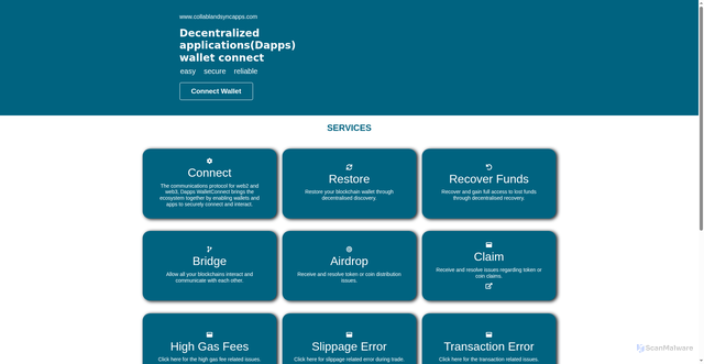 Security scan screenshot of https://supportt.pages.dev