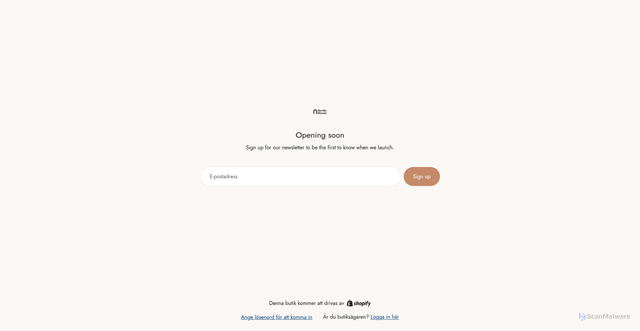 Security scan screenshot of https://nordicblends.se