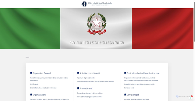 Security scan screenshot of https://www.ipabirai.it/