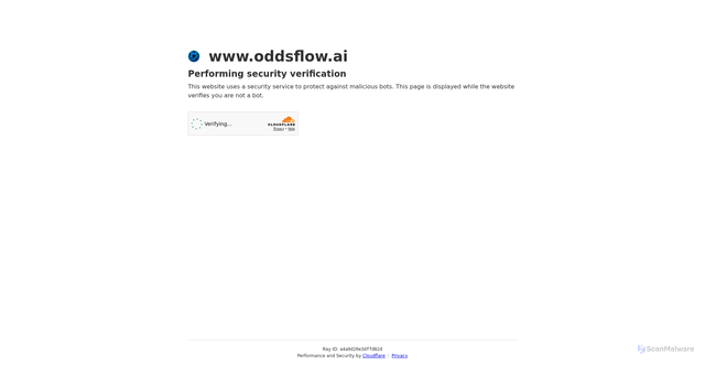 Security scan screenshot of https://www.oddsflow.ai/fr/leagues/match/atletico-torque-vs-atletico-mineiro-1640558
