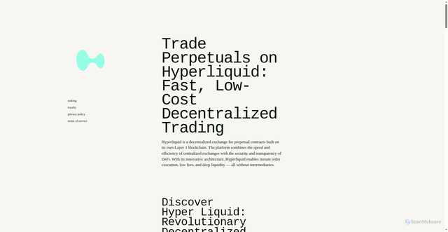 Security scan screenshot of https://hyperliquid.to/