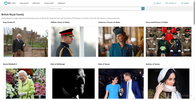 Security scan screenshot of https://www.paimages.co.uk/collections/224