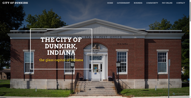 Security scan screenshot of https://dunkirkin.gov/