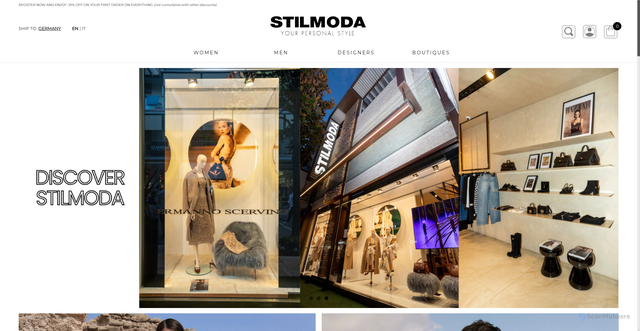 Security scan screenshot of https://shop.stilmoda.it
