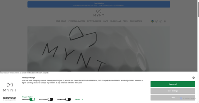 Security scan screenshot of https://myntgolf.se