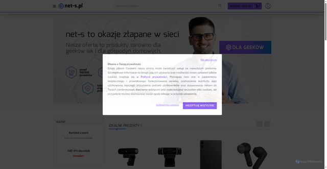 Security scan screenshot of https://www.net-s.pl