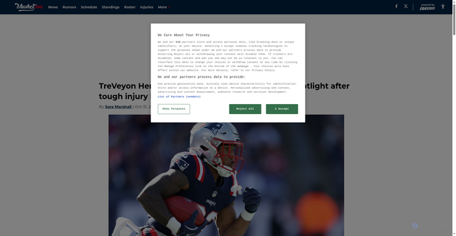 Security scan screenshot of https://musketfire.com/treveyon-henderson-might-finally-seize-patriots-spotlight-after-tough-injury-blow-01k8rvzj371g