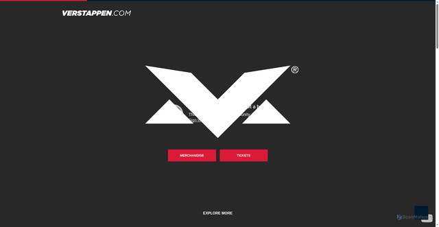 Security scan screenshot of https://www.verstappen.com/