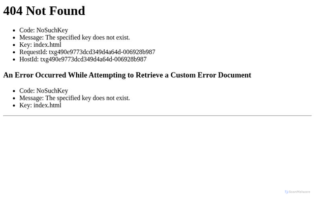 Security scan screenshot of https://tag.bliink.io/