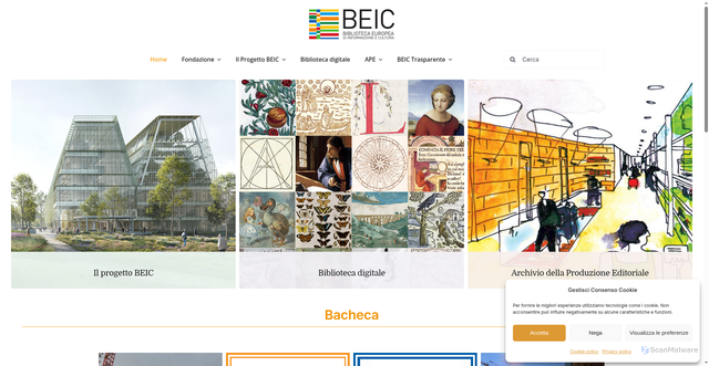 Security scan screenshot of https://www.beic.it/