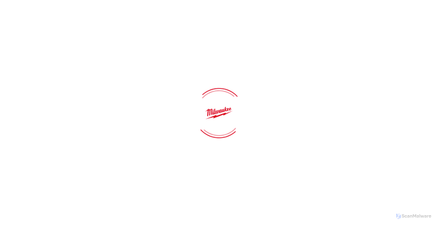 Security scan screenshot of https://service.milwaukeetool.com