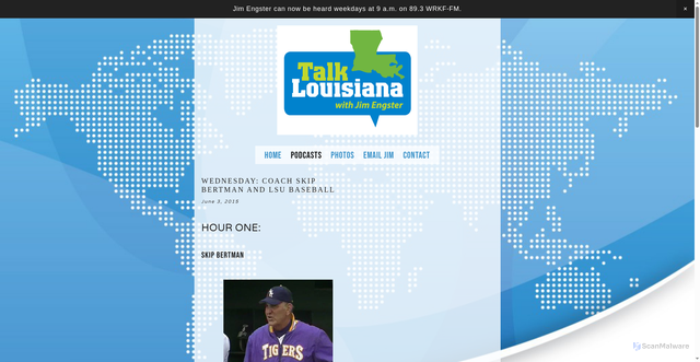 Security scan screenshot of http://www.jimengster.com/jim-engster-podcasts/2015/6/3/wednesday-coach-skip-bertman-and-lsu-baseball