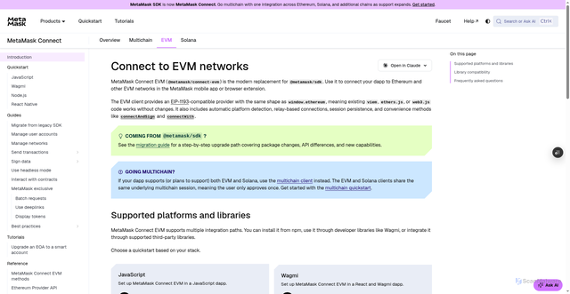 Security scan screenshot of http://metamask-docs-keec0mi8n-consensys-ddffed67.vercel.app/metamask-connect/evm