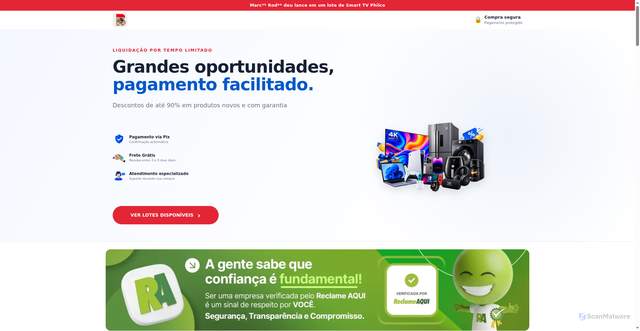Security scan screenshot of https://leilaocasasbahiia.vercel.app/