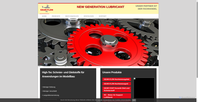 Security scan screenshot of https://gear-flon.de//?weblog_title=