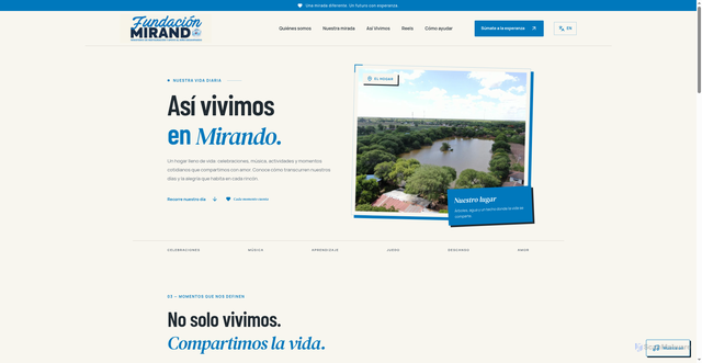 Security scan screenshot of https://mirando.online/asi-vivimos