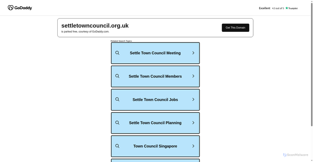 Security scan screenshot of http://www.settletowncouncil.org.uk/