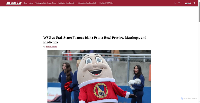 Security scan screenshot of https://allcougdup.com/wsu-vs-utah-state-famous-idaho-potato-bowl-preview-matchups-and-prediction-01kcw9ppcnmn